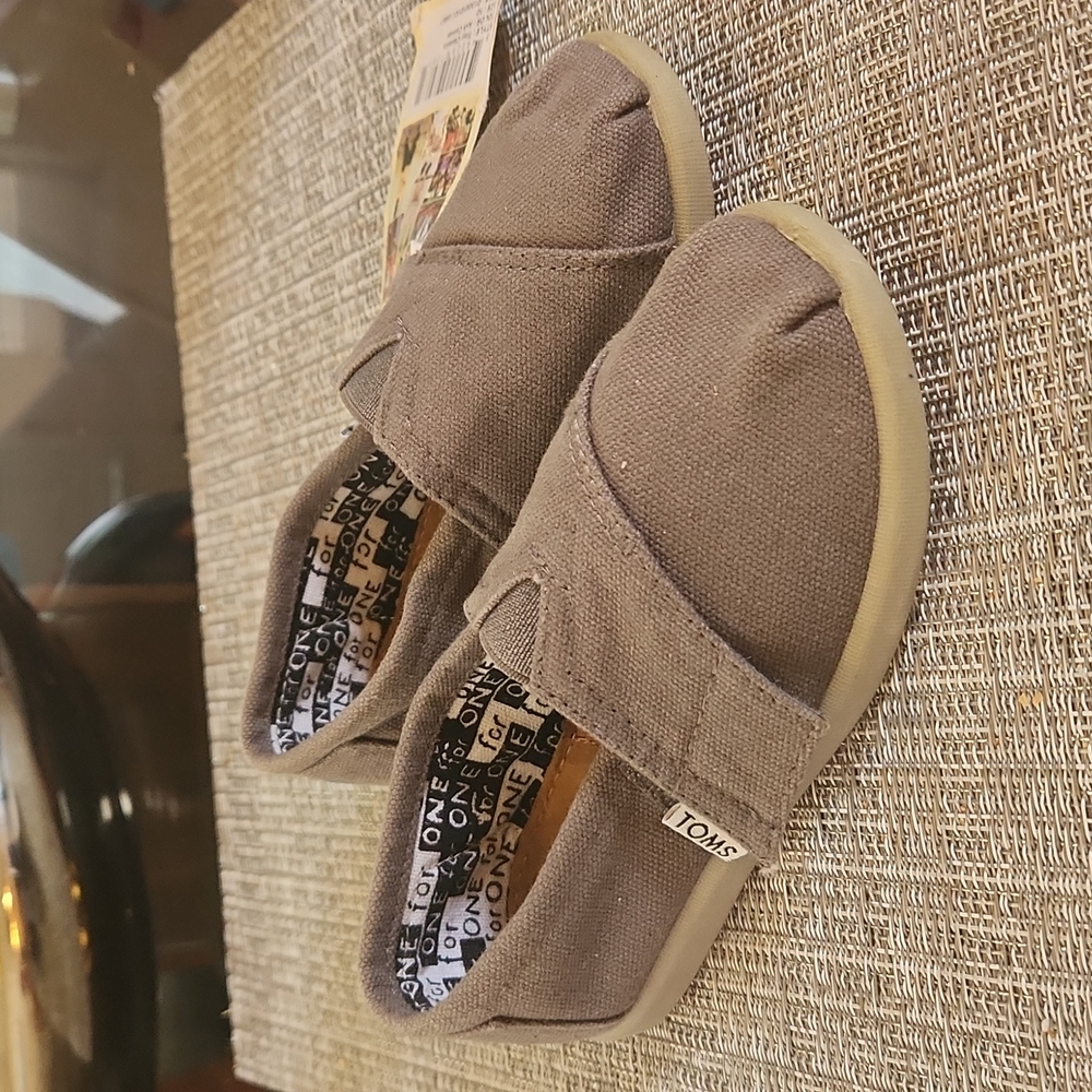 Toms Toddler Classic Gray Canvas shoes kids T10